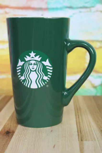 Starbucks 2020 Mermaid Siren Logo Dark Green Ceramic Coffee Cup/Mug Grande, 16oz