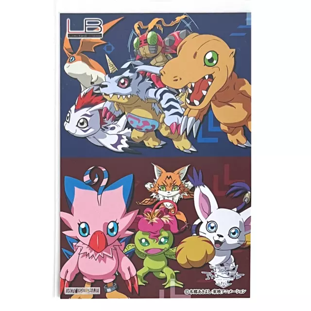 DIGIMON ADVENTURE TRI. – Taichi AGUMON ani-on music cafe CLEAR BROMIDE  POSTCARD