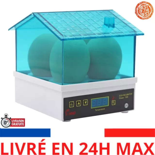 SOULONG Incubateur d'Oeufs Automatique Intelligent Volaille Couveuse de Poulets.