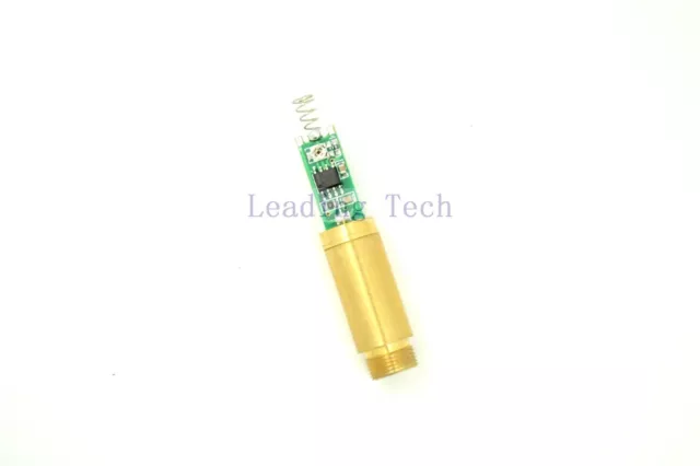 Industrial/Lab Lasers 3V-3.7V 532nm 200mw Green Laser Dot Diode Module w/Spring