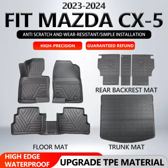 FOR 20232024 MAZDA CX5 Floor Mats Cargo Mats Backrest Mats Trunk