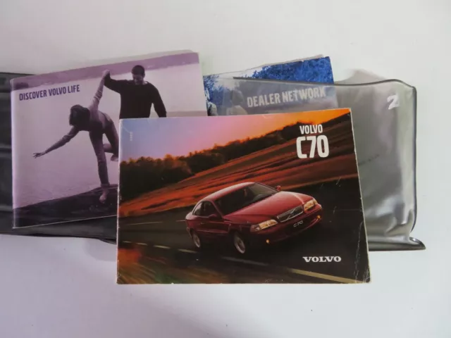 Volvo C70 T5 2.4 Owners Manual 1999-2001 Ams1557-2