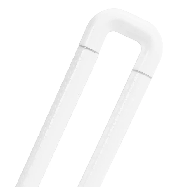 Foldable Toilet Grab Bar Hand Grip Support Bar Flip Up Grab Arm White New
