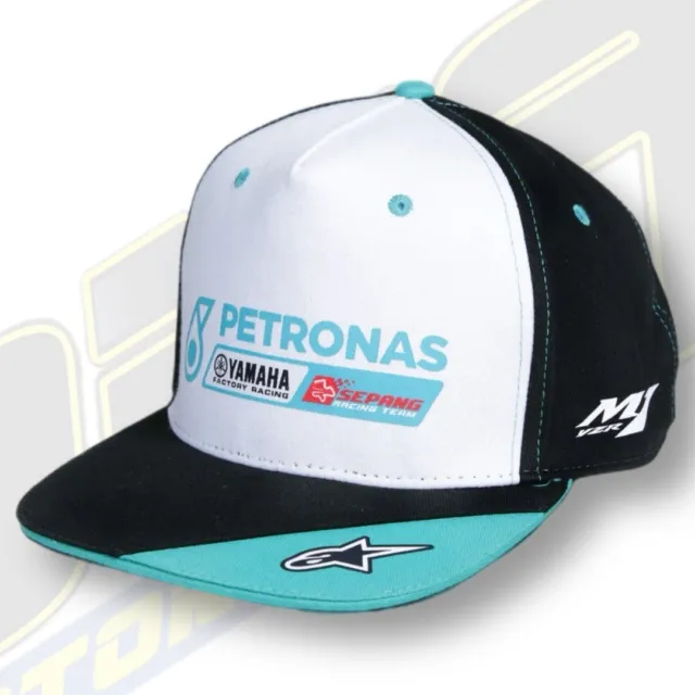 Petronas Yamaha Factory Racing MotoGP Official Team Flat Peak Cap - M1 Rossi