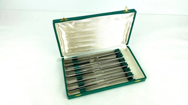 Coffret 12 Couteaux De Table Vintage – Inox – Coutellerie Feret Annemasse (France)