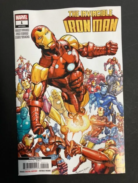 Invincible Iron Man 1 Bagley 2Nd Printing Variant 23