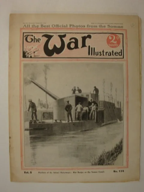 The War Illustrated, Great War # 114 (French Ironclads, Zeppelin, Churchill WW1)