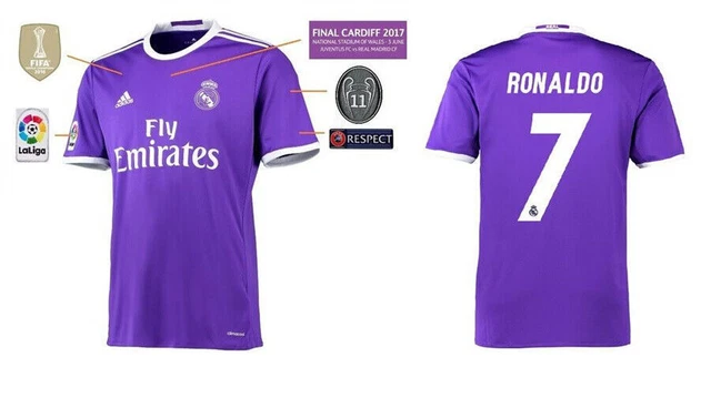 Trikot Real Madrid Away Champions League Final Cardiff 2017 - Ronaldo 7 I Away *