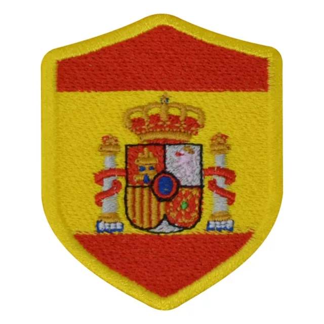 Parche ESPAÑA Escudo 7x5,6cm Bordado Bandera Patch FanShirts4u 2