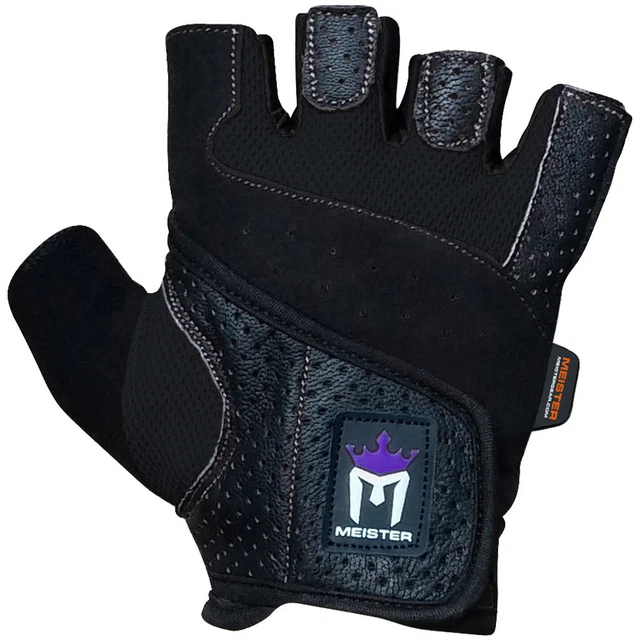 Meister Women's Fit Weight Lifting Gloves Femmes Gym Sport Crossfit Neuf Noir 2