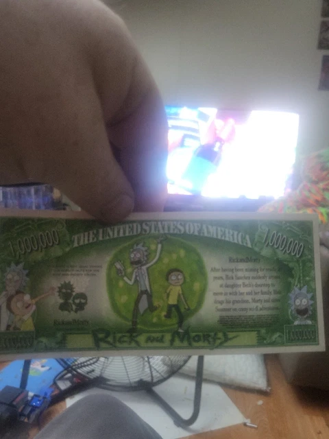 Rick And Morty Novelty Bill