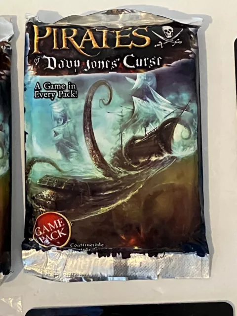 Pirates Davy Jones Curse Booster Pack 2 Game Packs Sealed 2006 with Extra Cards 3