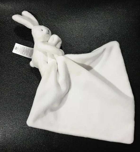 Petite Peluche Lapin Blanc Doudou Jacadi Mouchoir