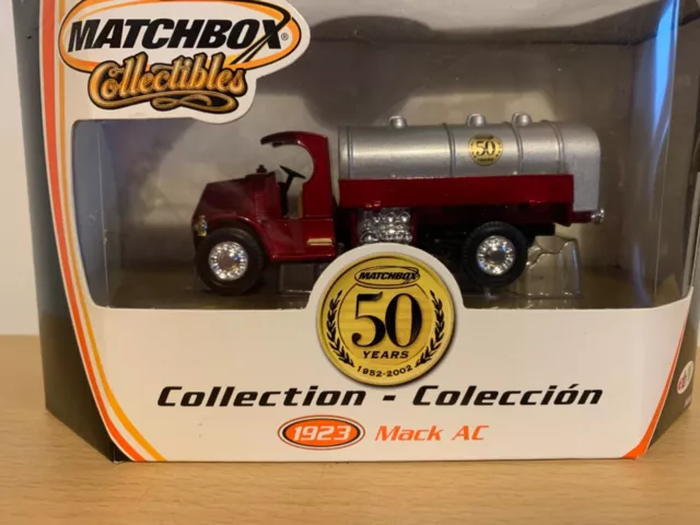 Matchbox Collectibles 1923 Mack Ac Fire Truck 50Th Anniversary Collection