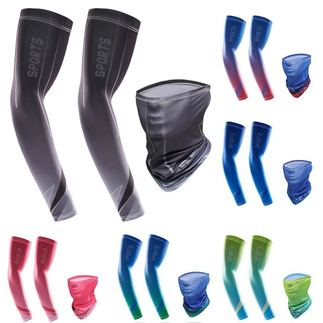 Protezione solare collo copertura braccio foulard braccio maniche testa tubo
