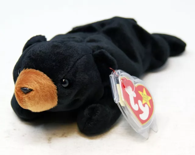 Ty - Beanie Babies - Blackie the Bear / Blackie der Bär - 1993