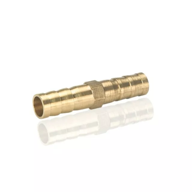 Barbed Hose Tail Joiner Tubing Connector Brass Pipe Fitting Air Water Fuel Gas