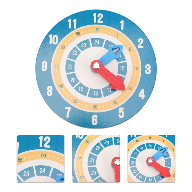 CLOCK TEACHING EDUCATIONAL Toy for Kids Visually Pleasing Student Β£12. ...