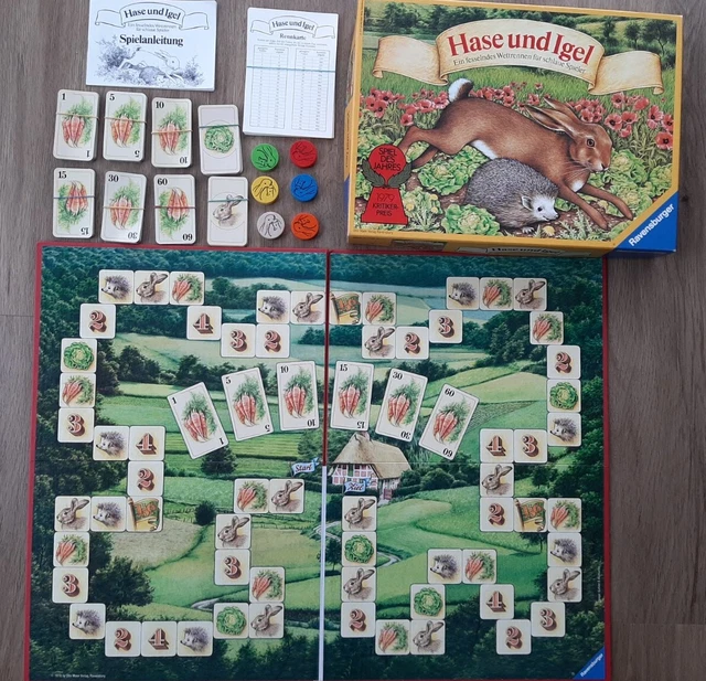 Brettspiel Hase und Igel - Spiel des Jahres 1979, Ravensburger