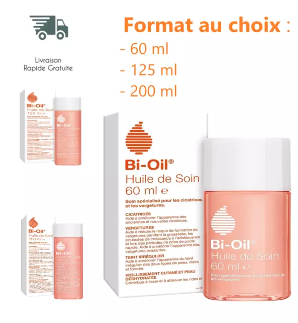 Bi-Oil Huile de Soin Pour la Peau Spécialisé pour Vergetures Cicatrices Peau Sèc