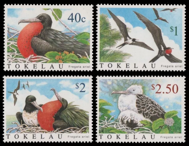 Tokelau 2004 - n. Michel 348-351 ** - nuovo di zecca - uccellini / uccellini