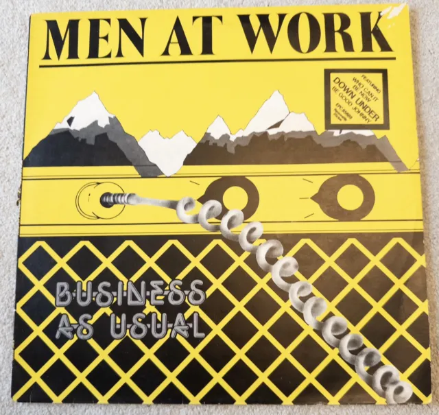 MEN AT WORK-Business As Usual Vinyl LP 1982