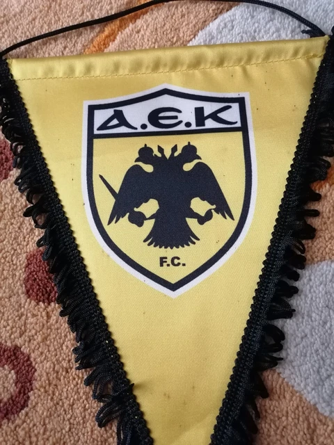 St Etienne Football Fanion Pennant AEK Athènes