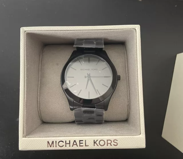 Brand New Michael Kors MK8507 Black Dial Steel Men's Fashion Watch