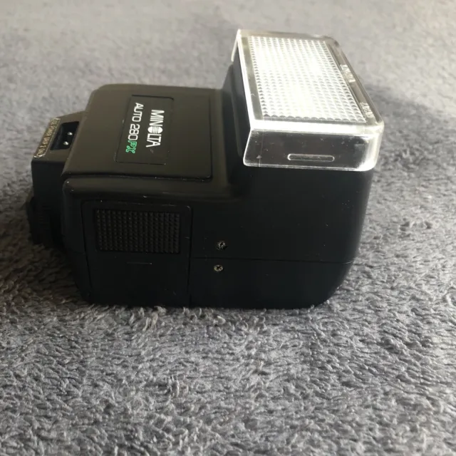 Minolta Electroflash Auto 280PX External Camera Flashlight Attachment - UNTESTED 3