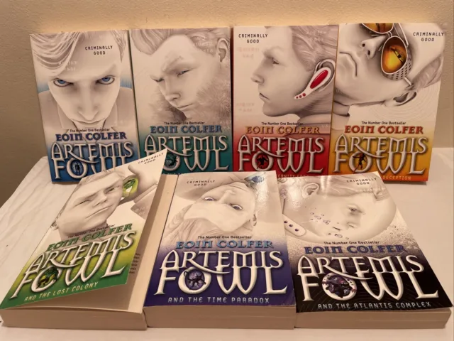 Artemis Fowl Book Bundle By Eoin Colfer 7 Books - Criminally Good
