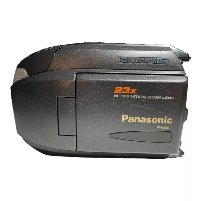 ┥ Cámara fotográfica Panasonic PV-L558D VHS-C 23x con zoom para reparación de piezas 🙂