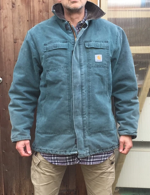 GIACCA TRAPUNTATA VINTAGE USA Made XL Carhartt uomo C26 HTG
