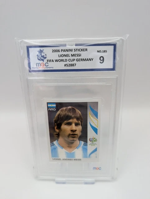 Messi Rookie Panini Sticker LIONEL MESSI PANINI World Cup 2006 Argentina Rookie Sticker MGC 9 Free ...