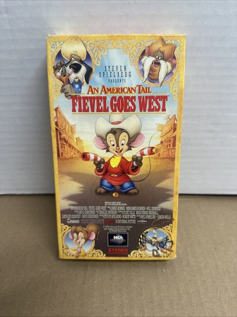 AN AMERICAN TAIL: Fievel Goes West VHS 1992 Animated Classic - Good ...
