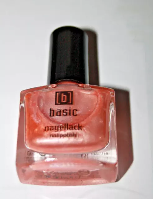 basic Nagellack, Nailpolih,  Farben, Metalltöne rose, 8 ml, interco Cosmetics Wi