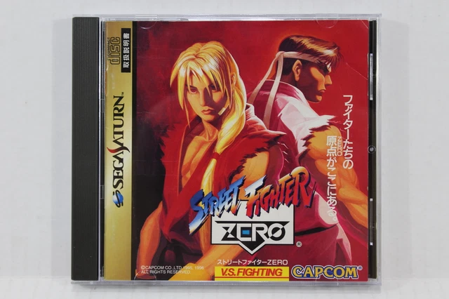 Street Fighter ZERO 1 Alpha SEGA Saturn Japan Import US Seller
