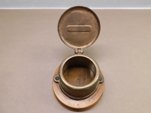Vintage Worthington-Gamon Brass Water Meter Newark, NJ, Mounted 2