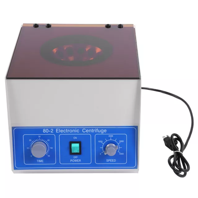 Desktop Electric Lab Centrifuge Practice 4000rpm 12x20ml US Plug 110V