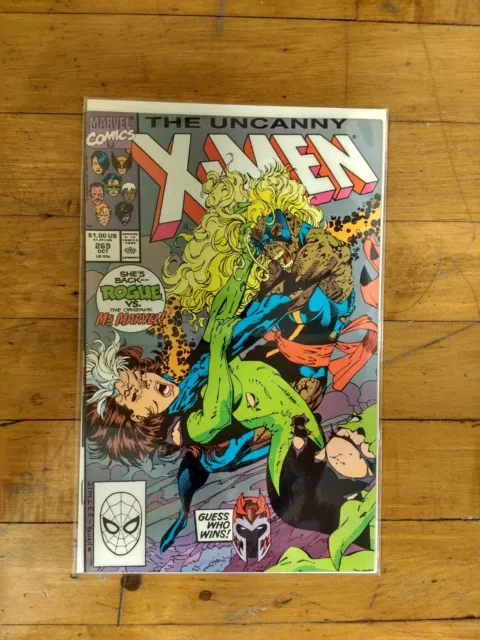 MARVEL The Uncanny X-Men  #269  Rogue VS. Ms. Marvel