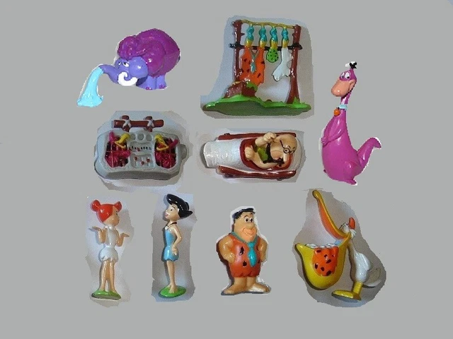 thumbnail image 2 of Vintage 90s Flintstones Figurines Set – Hand Painted Miniatures – Hanna Barbera – Kinder Germany 2 of 4