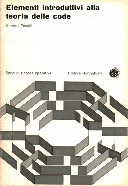 Elementi introduttivi alla teoria delle code - Alberto Tosalli [[1968]]