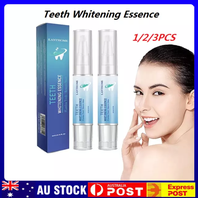 1-3x LANTHOME Teeth Whitening Essence, Teeth Whitening Pen Teeth Whitening Kit