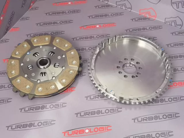 TurboLogic 3-Scheiben Kupplung für Audi R8 Twin Turbo Gen1 Inkl. CNC Schwungrad 3