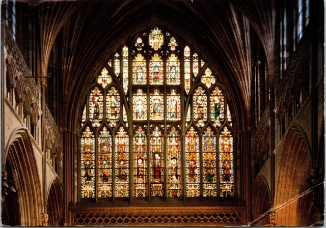 Exeter Cathedral East Window 14Th Centruy Unposted Postcard