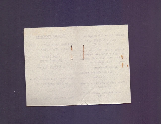 ORIGINAL OUTER WRAPPER for Junior Pastimes Film Stars 1951 SS64 £5.44 ...