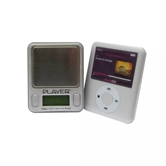 ProScale Player Waage 100g 0,01 g Taschenwaage Feinwaage Digitalwaage mp3-Design