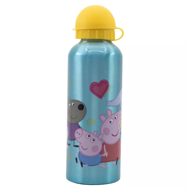 Bottiglia In Alluminio Per Bambini Da 530 Ml Peppa Pig