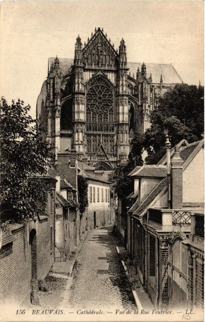 CPA AK BEAUVAIS - Cathedral View of Rue Feltrier (424204)