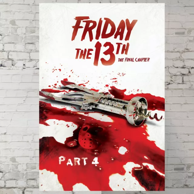 Friday The 13th Part IV - The Final Chapter - movie poster - 11x17" Wall Art