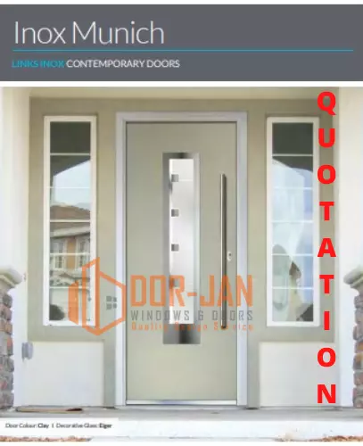Quotation COMPOSITE ENTRANCE (FRONT) DOORS Beautiful Front Door3 Stained Glass